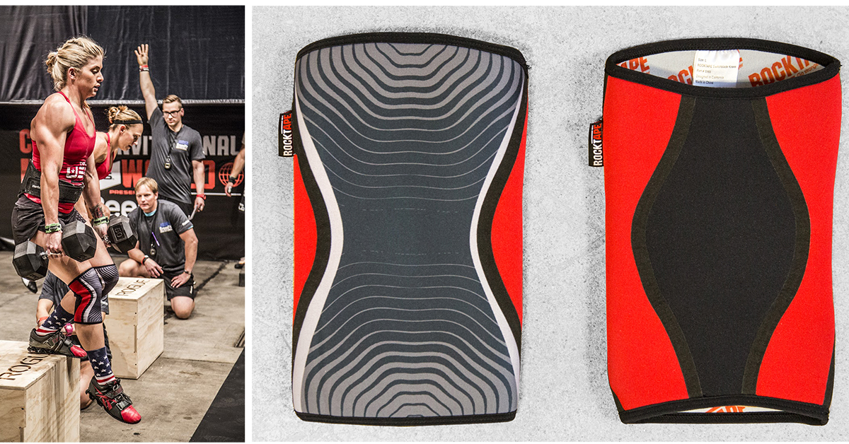 Rocktape Weightlifting Compression Knee Caps Rogue Fitness