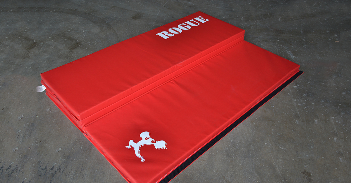 Rogue Crash Mats 4Section Folding Gym Mats Red