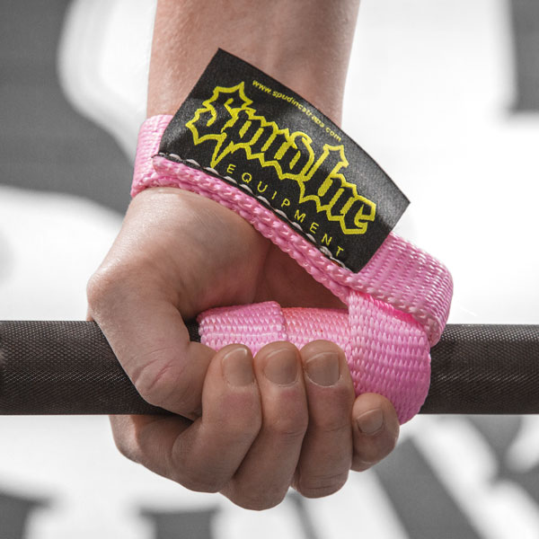Pink 1" Wrist Straps Weightlifting Wrist Supports Rogue Fitness