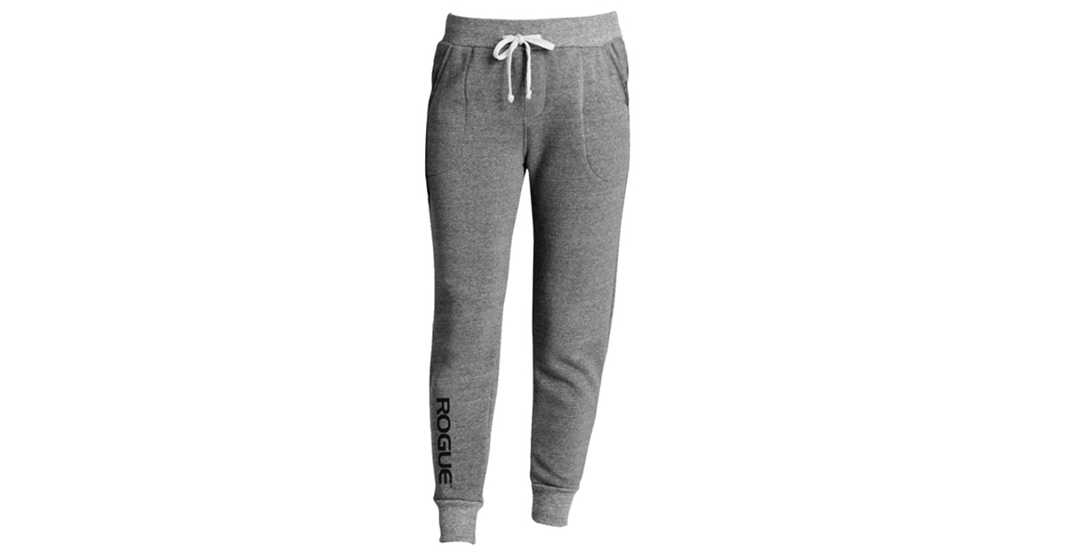 Rogue Women's Fleece Sprint Pants Gray Rogue Fitness