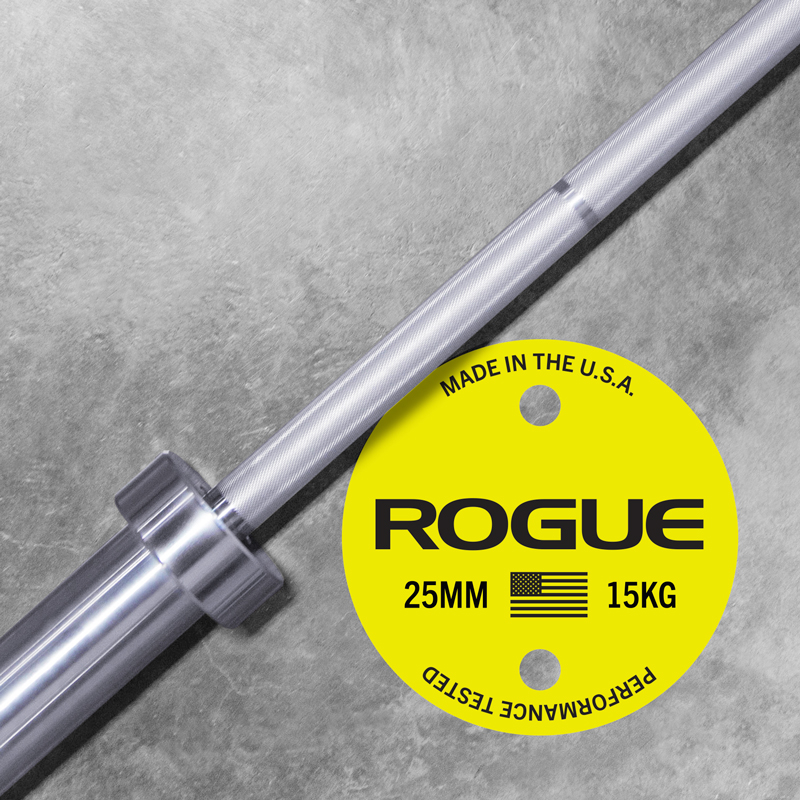 Rogue Women's 25mm Olympic Bearing Weightlifting Bar Rogue Fitness