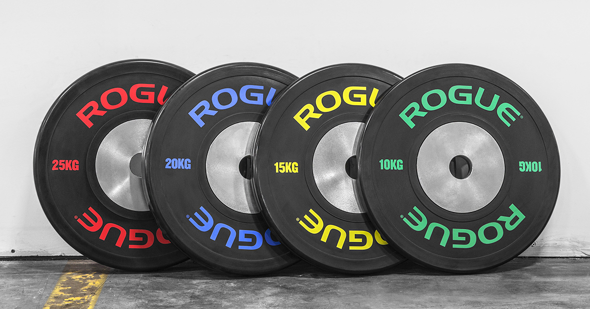 Rogue Training KG Bumper Plates Weight Training Rogue Fitness