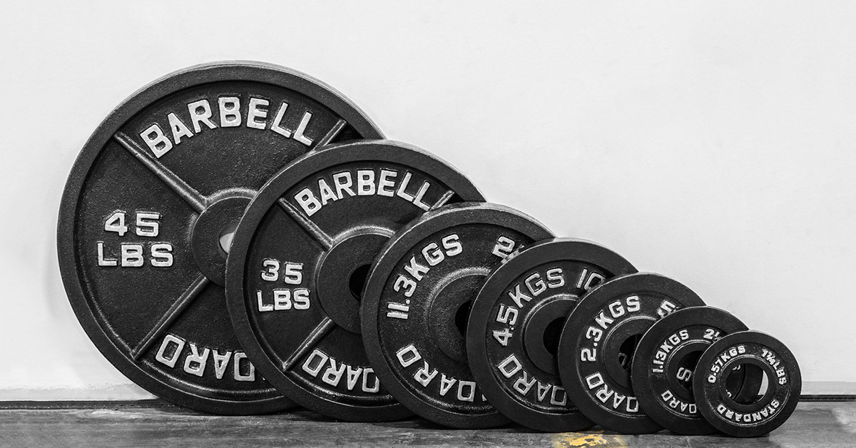 Rogue Olympic Plates Cast Iron Weightlifting