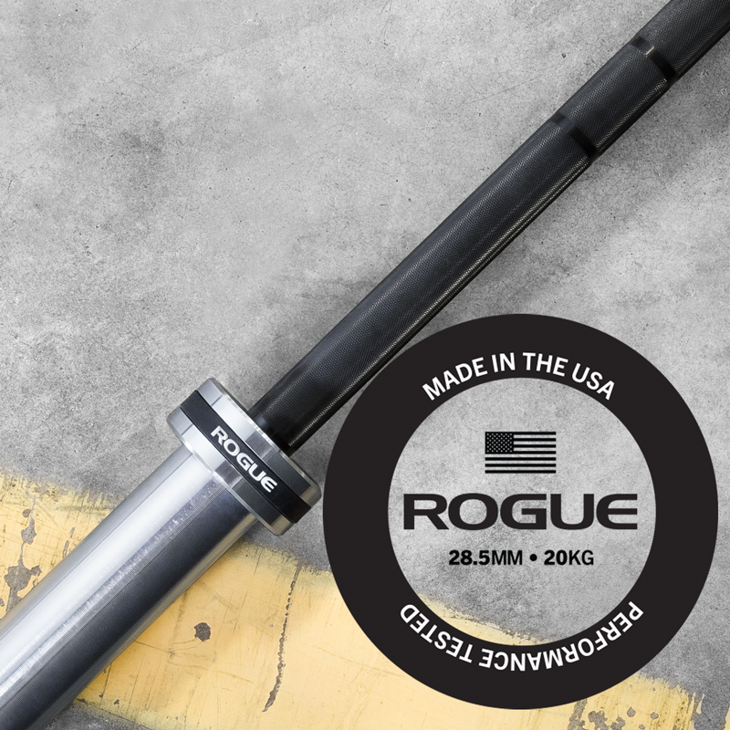 The Rogue Bar 2.0 Olympic & Powerlifting Made in the USA
