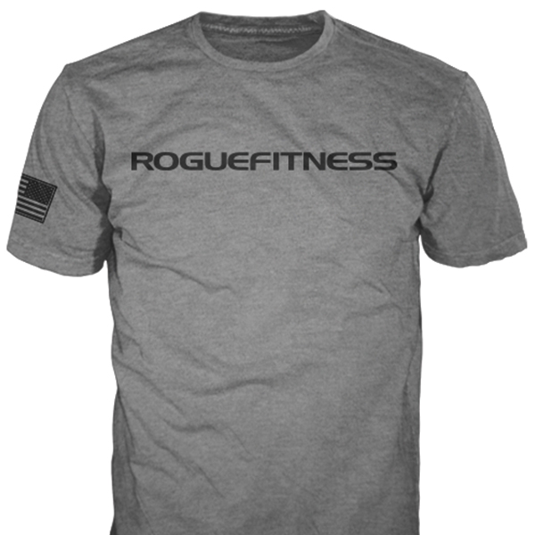 Rogue Classic Shirt Logo TShirt in Grey Rogue Fitness