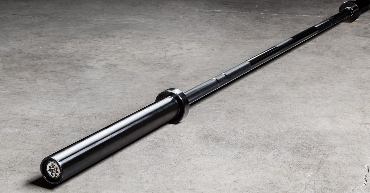 Rogue Matt Chan Bar 28.5mm Barbell Dual Knurl Marks