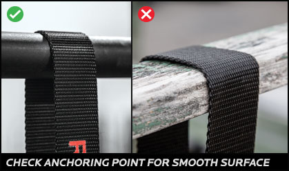 Check anchoring point for smooth surface