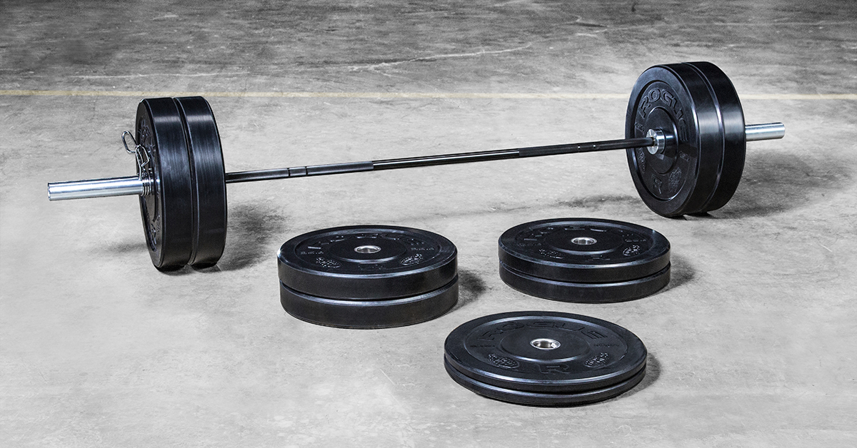 Alpha Bar Per Plate Set Weightlifting Rogue Fitness