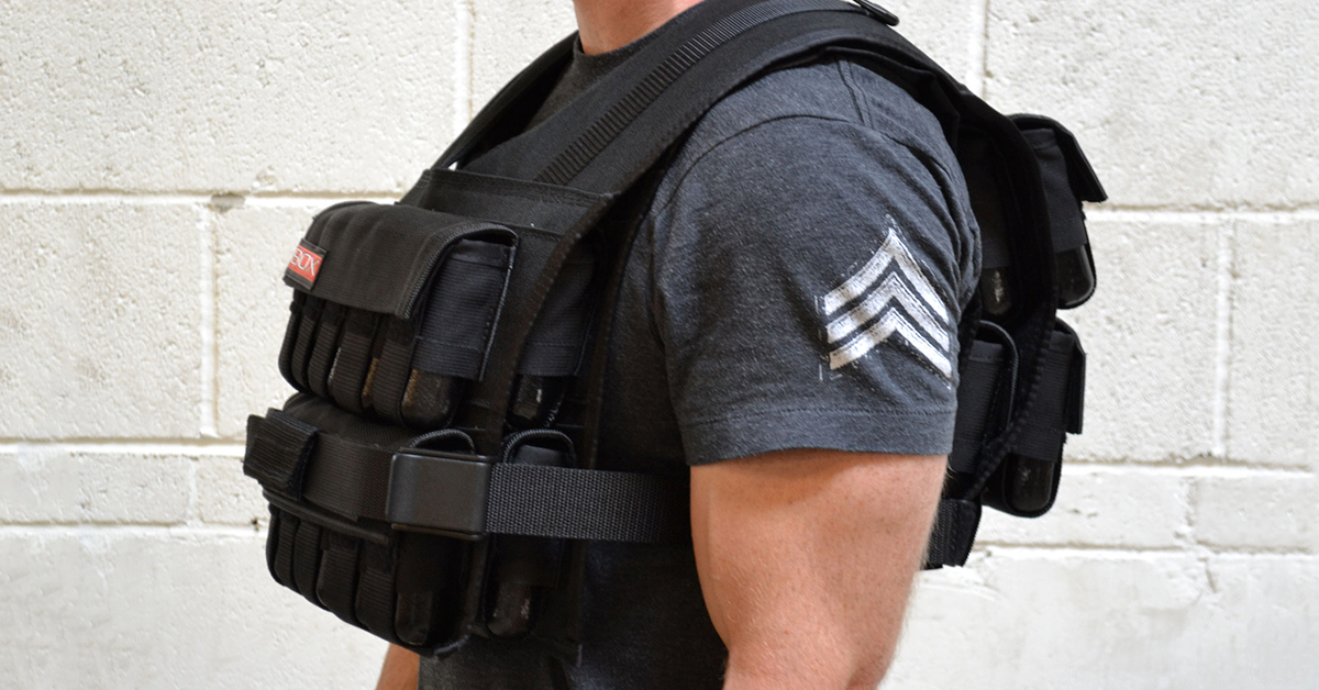 100LB Straightjacket Vest BOX Weighted Training Vest Rogue Fitness