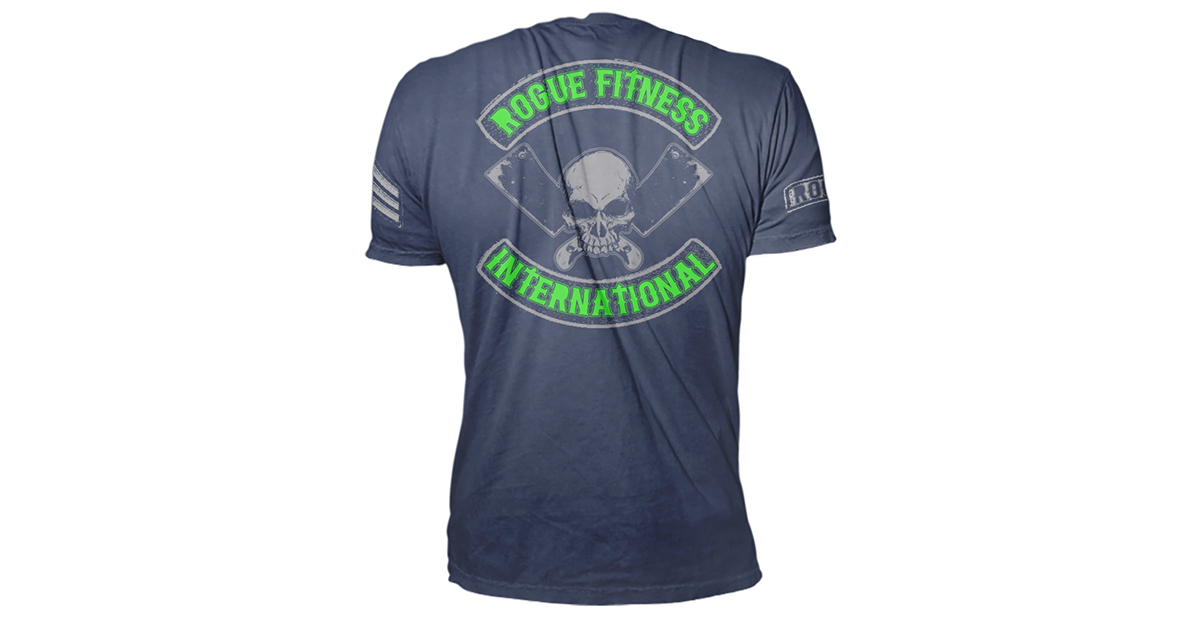 Rogue International Shirt Navy Rogue Fitness