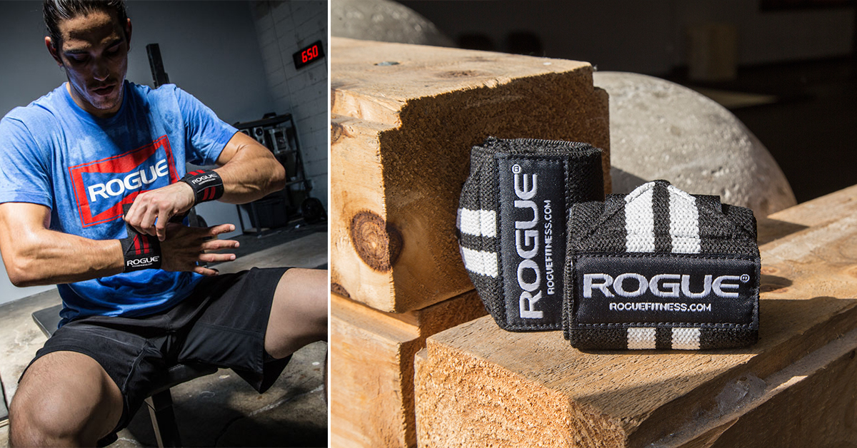 Rogue Wrist Wraps White Series Rogue Fitness