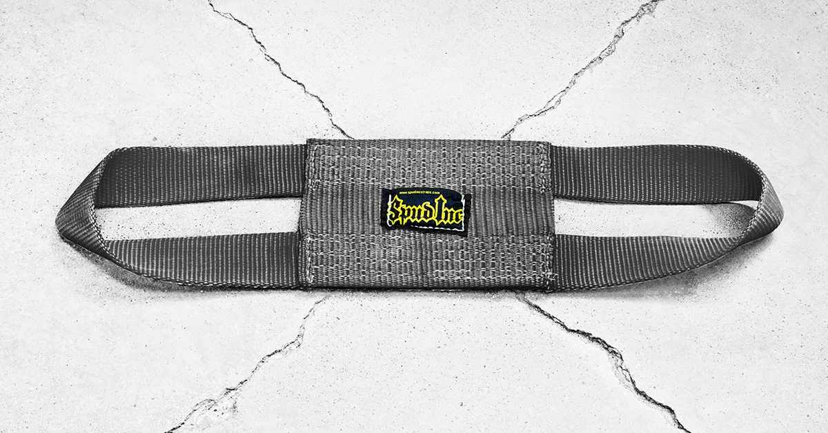Rockstud TStrap 10cm White