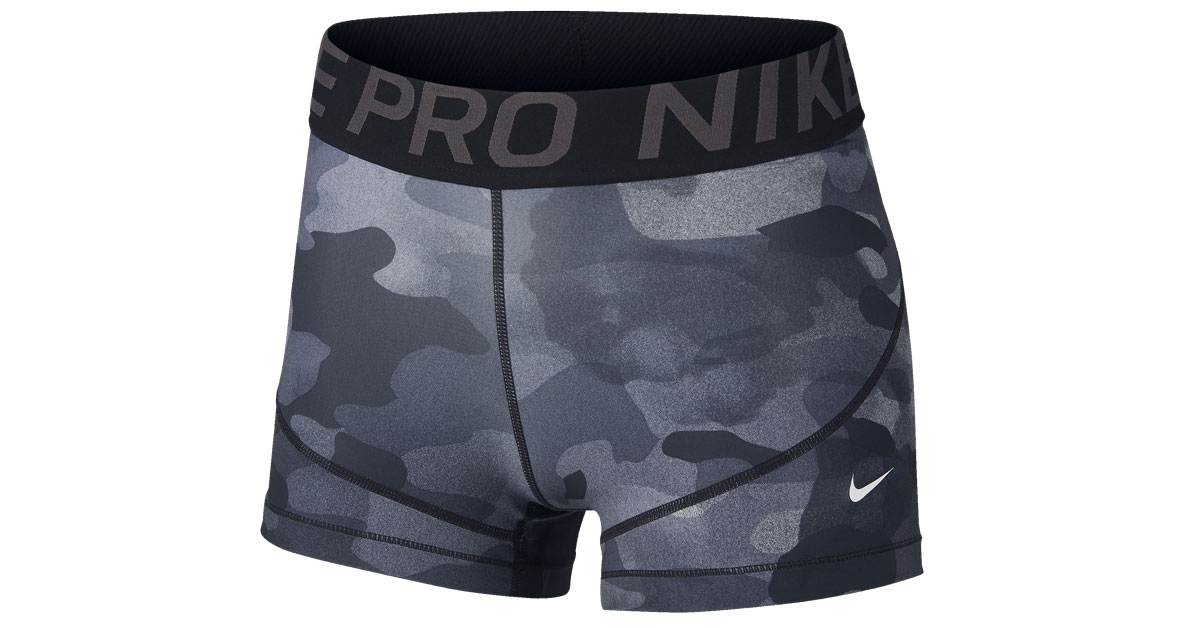 nike pro shorts camo