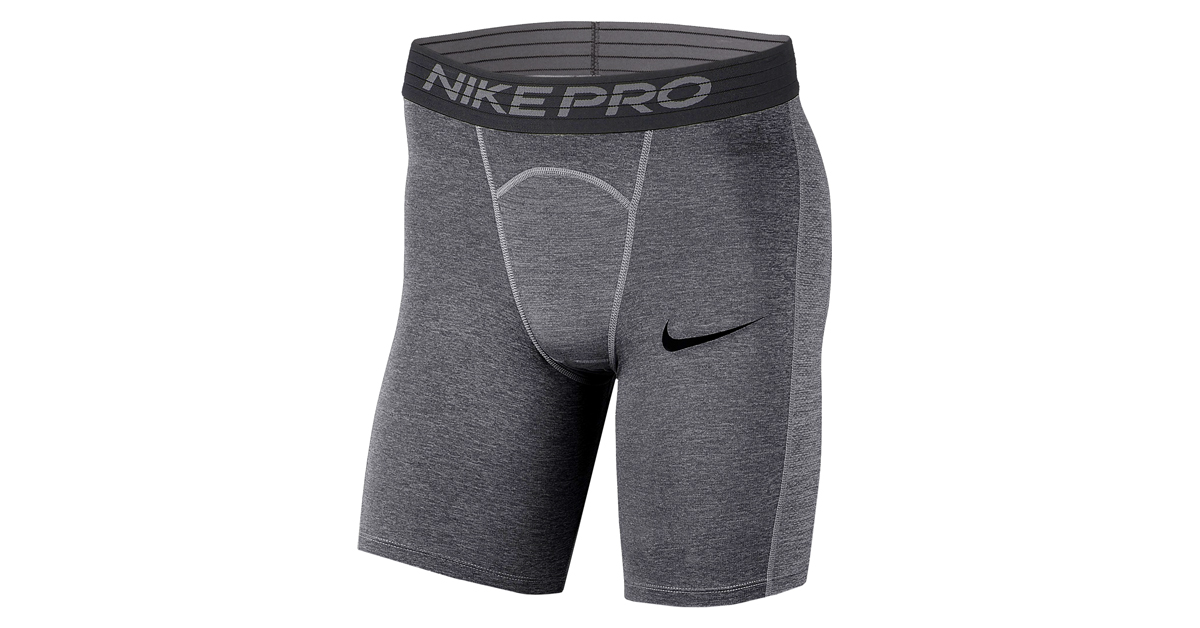 Nike Pro Long Shorts - Men's - DK Smoke Gray / Particle Gray / Black | Rogue Fitness
