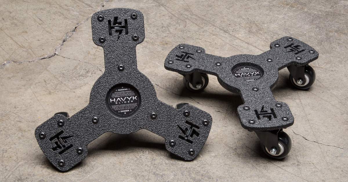 HAVYK Sliders Slider Plates on Rollers Rogue Fitness