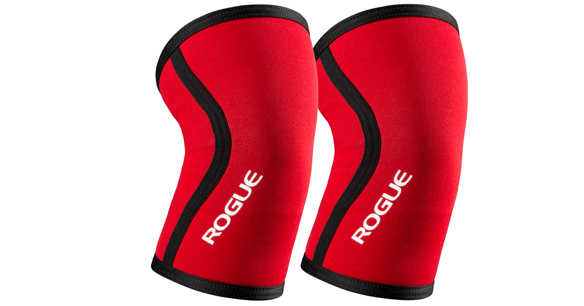 Rogue 7MM Knee Sleeve Red Rogue Fitness