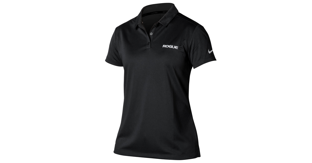 black nike polo womens