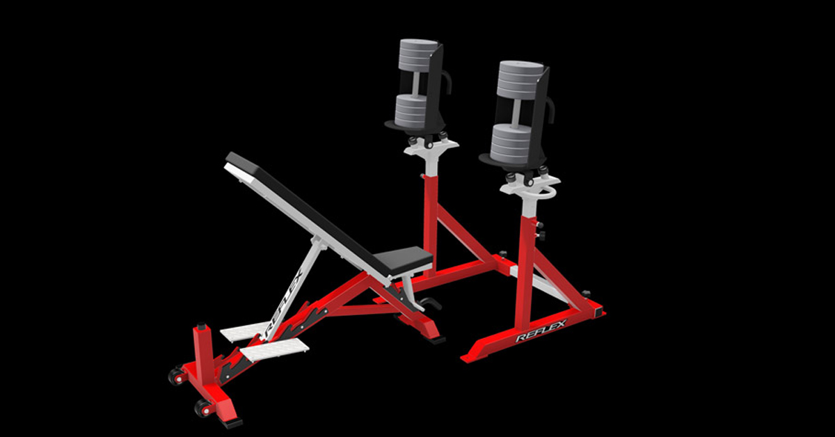 Reflex Dumbbell Spotter Stands Vertical Rogue Fitness