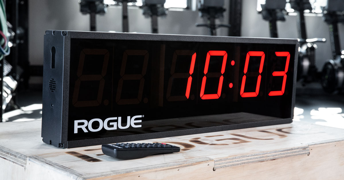 Rogue Echo Gym Timer Wall Clock Rogue Fitness