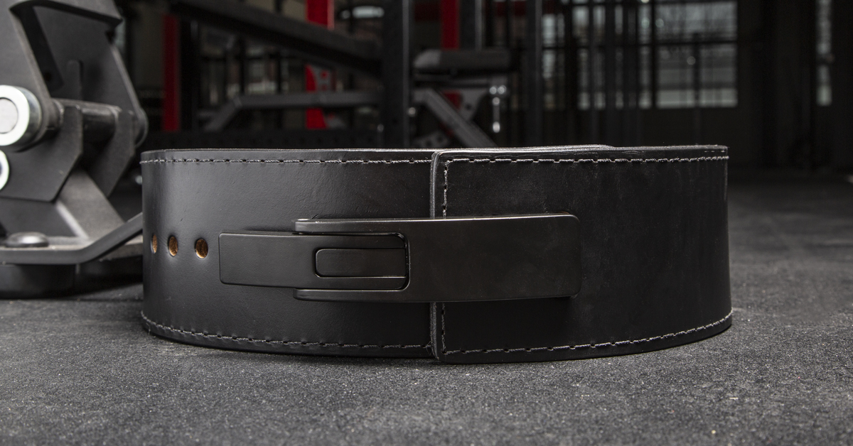 Rogue Black Leather 13mm 4" Lever Belt Rogue Fitness
