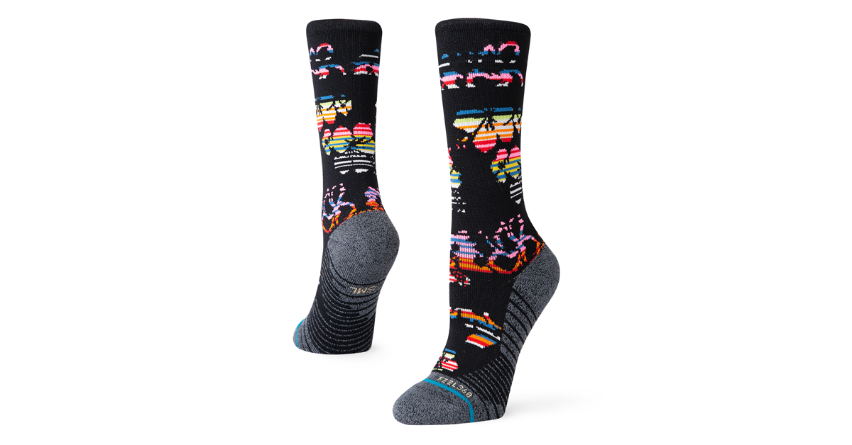 Stance Women's Socks Catalina Crew Black Rogue Fitness