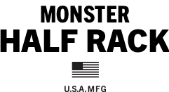 Rogue Monster Half Rack - Space-Saving Rack | Rogue Fitness