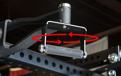 rotating pull neutral bar grip handle xm 43r rogue rotate assemblies degree roguefitness