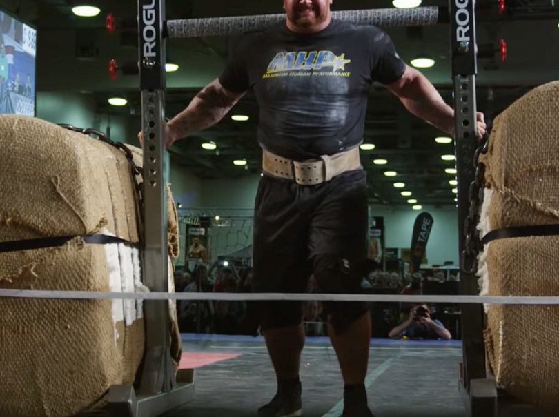 2014 Arnold Strongman Classic BALE TOTE (Yoke) Rogue Fitness