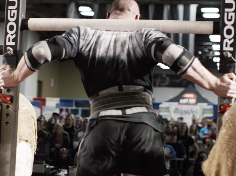 The Bale Tote Yoke 2016 Arnold Strongman Classic Rogue Fitness