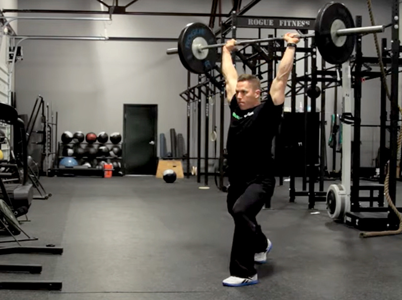 Movement Demo Barbell Split Jerks Rogue Fitness