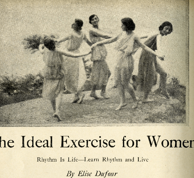 The Ideal Exercise for Women Strength Magazine January, 1924