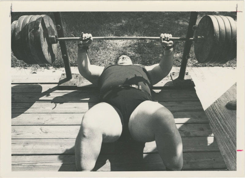 Photo of Paul Anderson lifting