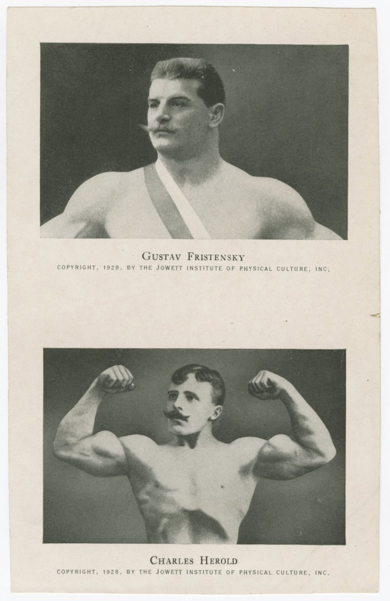 Gustav Fristensky and Charles Herold portraits