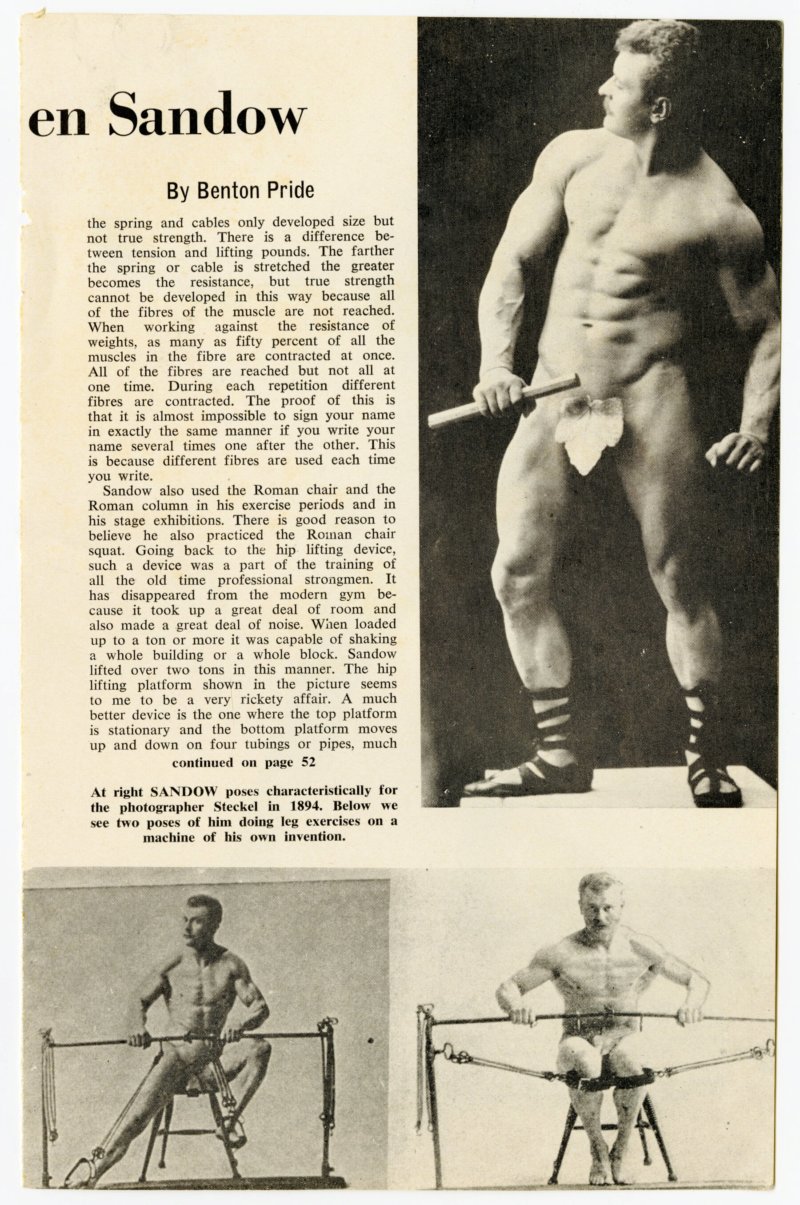 The Leg Exercises of Eugen Sandow continued