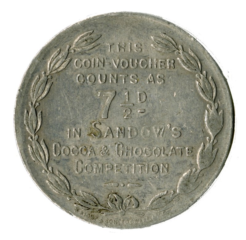 Sandow coin back