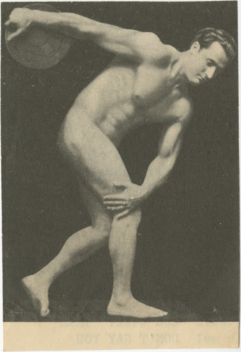 Charles Atlas in a Classical Sculpture Pose