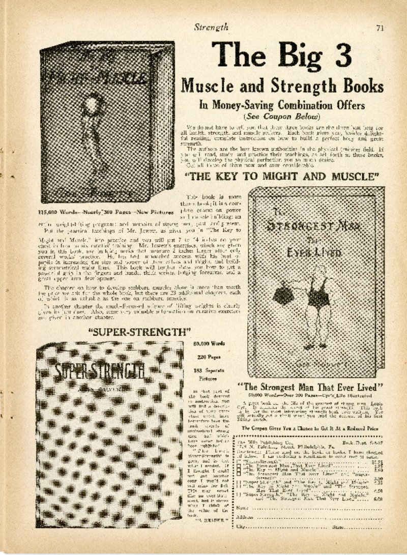 The Big 3 Muscle and Strength Books
