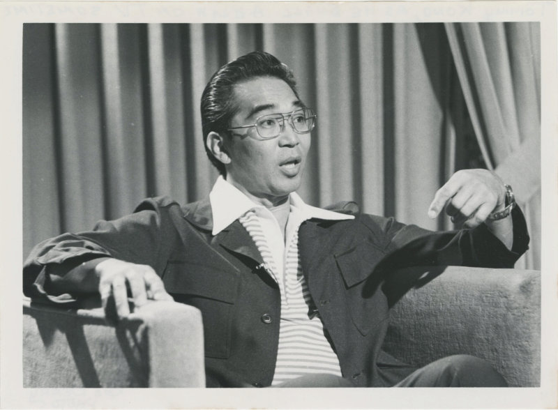 Tommy Kono, as he shall appear on TV sometime in 1978