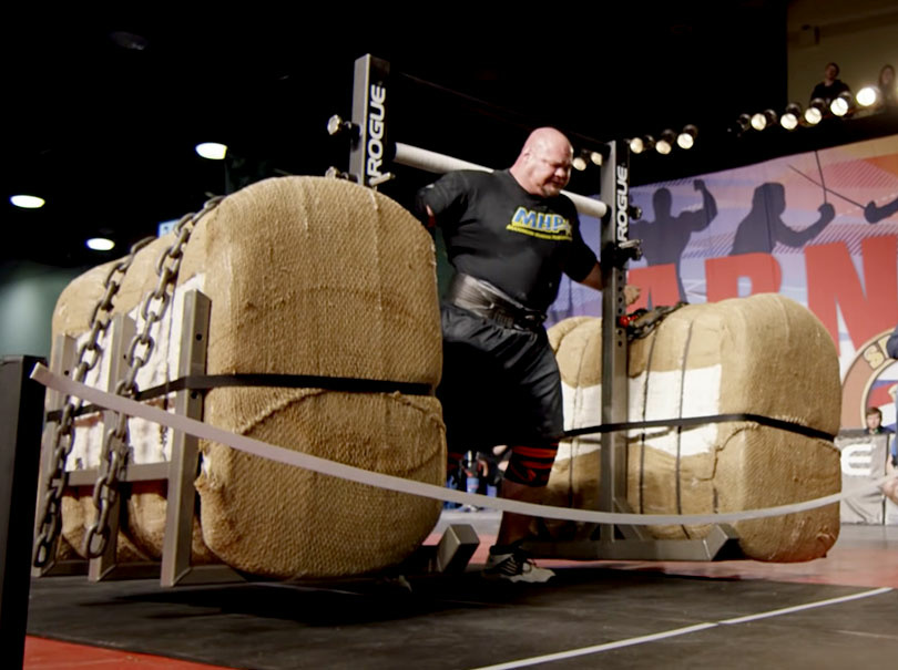 The 2015 Arnold Strongman Classic — The Bale Tote Yoke Rogue Fitness