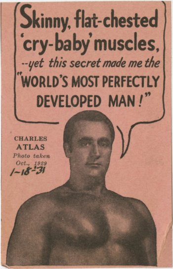 Charles Atlas advertisement excerpt | Rogue Fitness