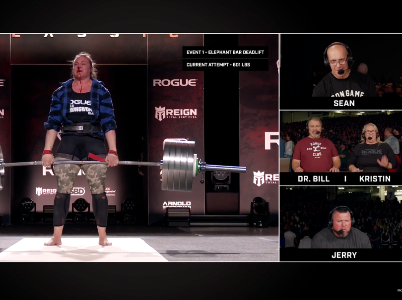 Hannah Linzay | Rogue Elephant Bar Deadlift | Attempt 2 | 2024 Arnold ...