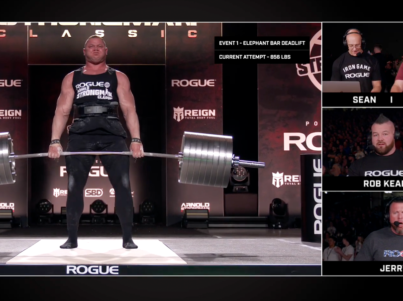 Mateusz Kieliszkowski | Rogue Elephant Bar Deadlift | Attempt 2 | 2024 ...