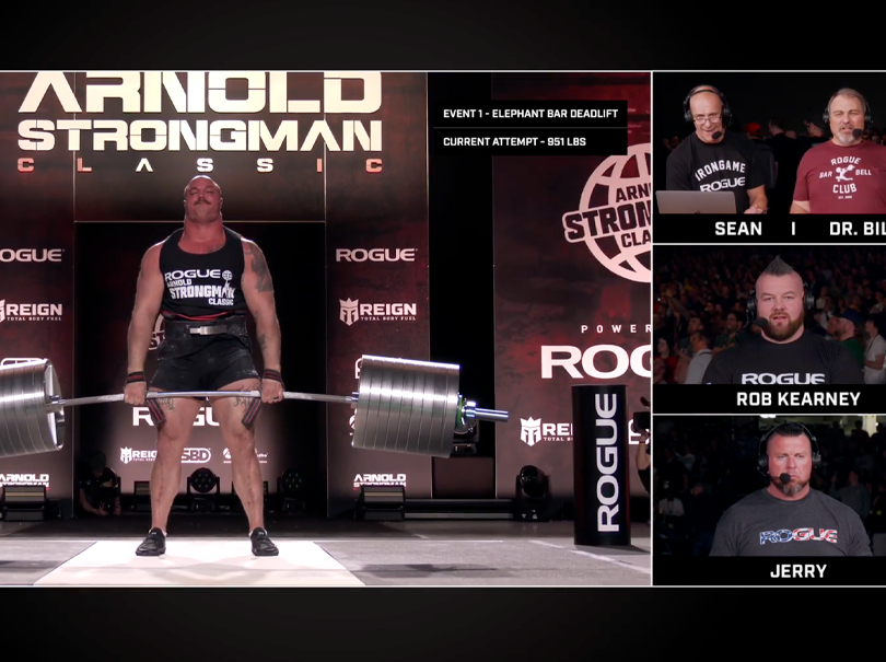Mitchell Hooper | Rogue Elephant Bar Deadlift | Attempt 3 | 2024 Arnold ...