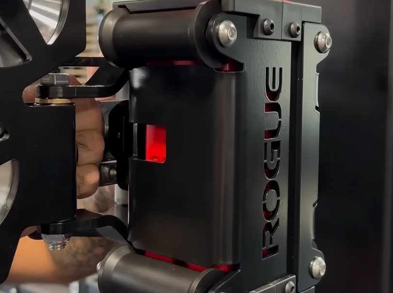 A closer look at the Trolley on the Rogue Functional Trainer