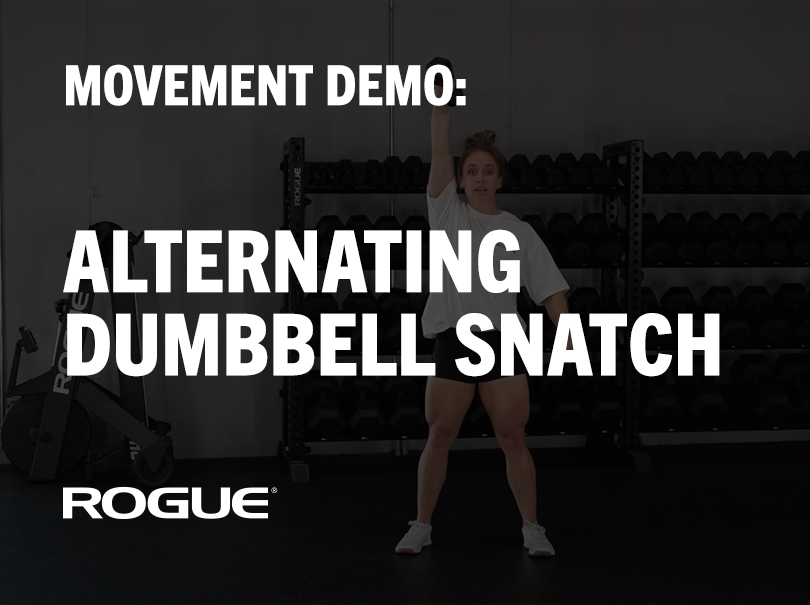 Movement Demo – Alternating Dumbbell Snatch