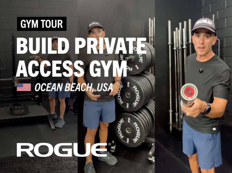 Rogue Equipped Gym Tour – Build Private Access Gym – Ocean Beach, CA